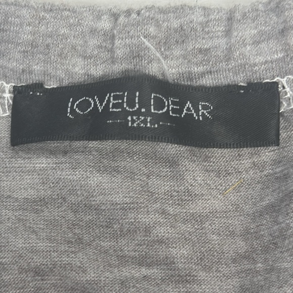 LOVEU. Dear ladies floral blouse size 1X tank round bottom pleat front - Picture 6 of 7